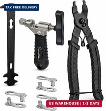 Bike Chain Tool, Bicycle Chain Tool with Master Link Plier Chain Breaker and Cha