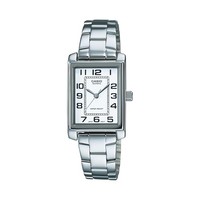 Damenuhr Casio LTP-1234PD-7BEG Edelstahl Weisse