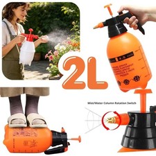 2L Garden Hand Pump Sprayer Portable Pressure Spray Bottle Water Weed Chemicale