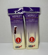 NEW 2 Sponge Butterfly Mop Refill Type I Absorbent Cellulose Sponge Made In USA