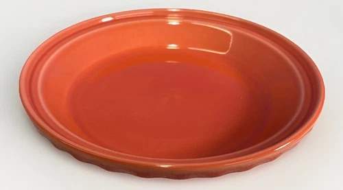 Fiestaware Fiesta Large Pie Plate Baker Dish Persimmon Orange