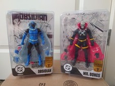 Mr. Bones & Obsidian McFarlane Toys Gold Label DC Page Puncher with Lithographs
