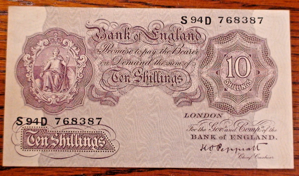 10 Shilling Note In Uk Paper Money for sale | eBay