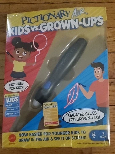Pictionary Air Kids Vs Grown-Ups Family Drawing Game, Links to Smart Devices