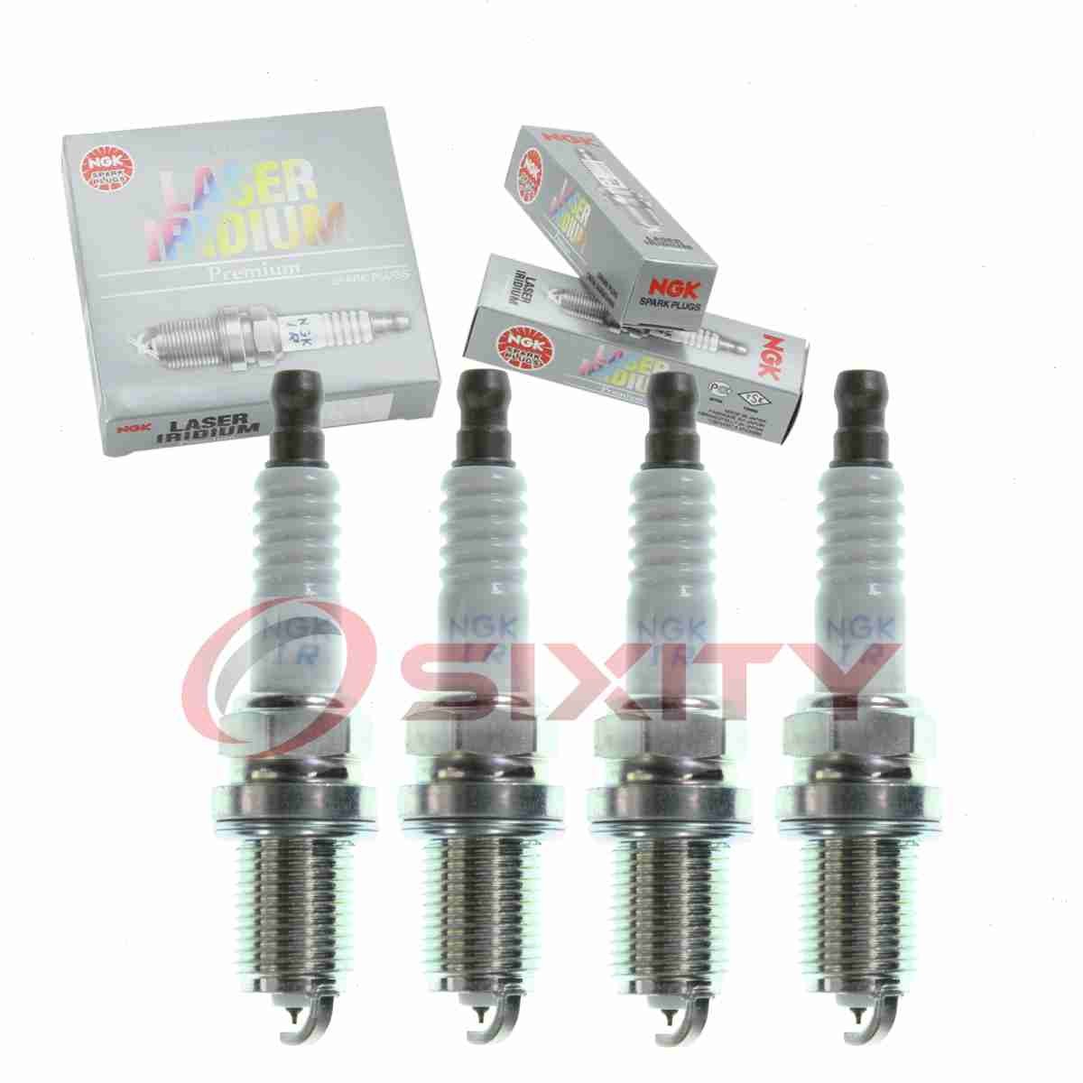4 pc NGK Laser Iridium Spark Plugs for 1986-1993 Volkswagen Golf 1.8L 2.0L oj