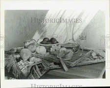 1983 Press Photo "Seraglio Still Life" Watercolor Painting by Robert C. DeVoe