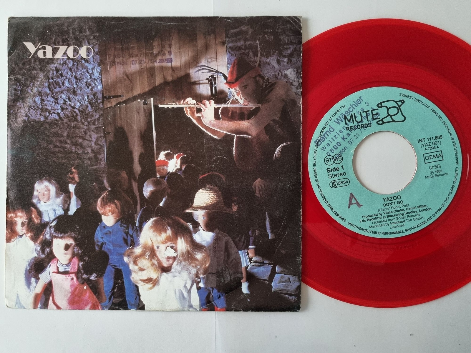 Yazoo - Don't go 7'' Vinyl Germany RED VINYL