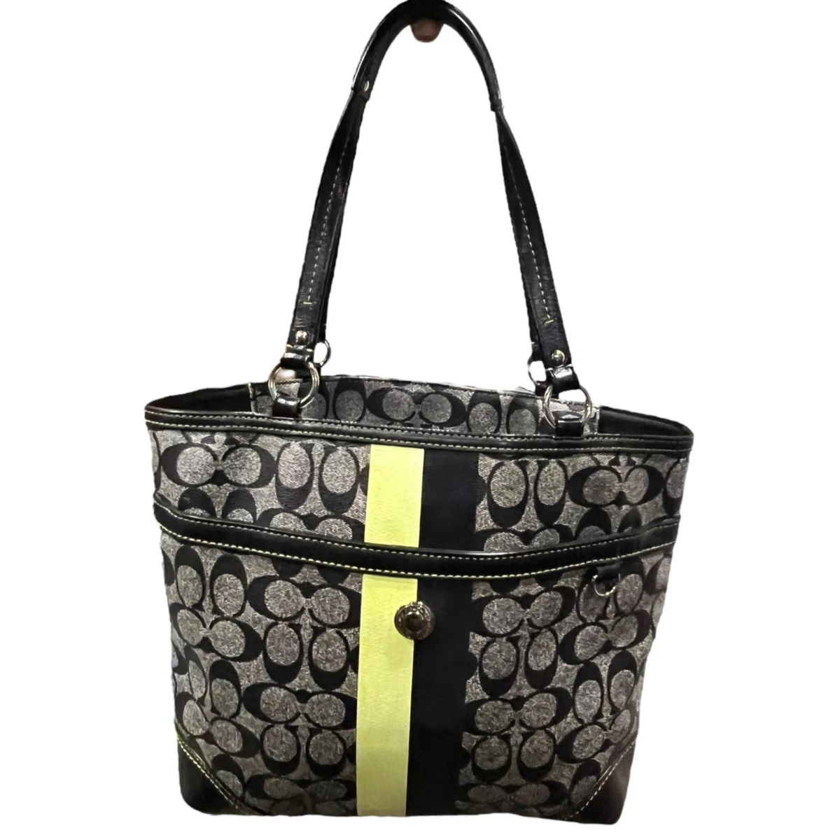 coach chelsea heritage stripe tote