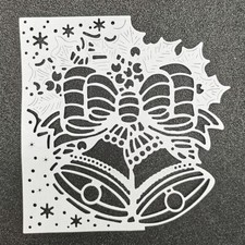 Christmas Bells Metal Cutting Dies Scrapbooking Embossing Stencil Album Card DIY