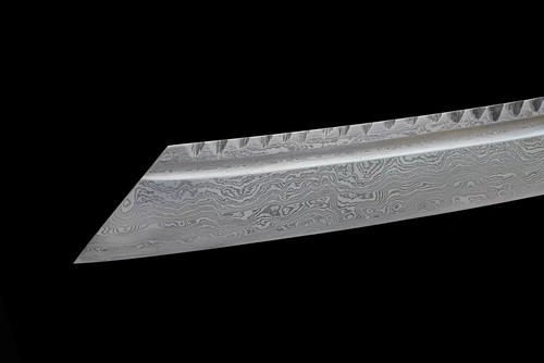 Exquisites Kangxi Kaiser Säbel Breitschwert Schwert geschmiedet gefaltete Stahlklinge scharf - Bild 7 von 10