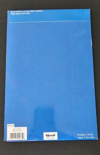Toysmith Solar Print Paper (12) 5 x 7 Sheets w/ 1 Print Frame Holder. - Picture 2 of 2