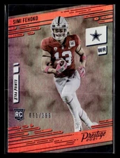 Panini Prestige #286 Simi Fehoko Xtra Points Red