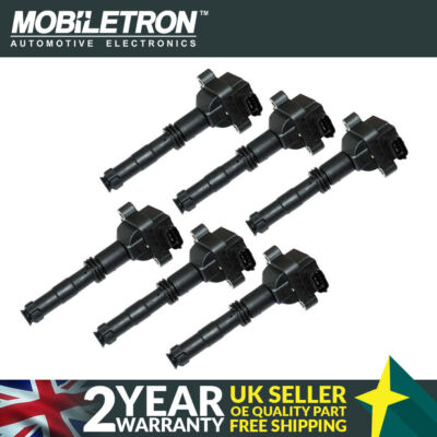 6 Pack of Mobiletron CE-167 Ignition Coil for Porsche 911