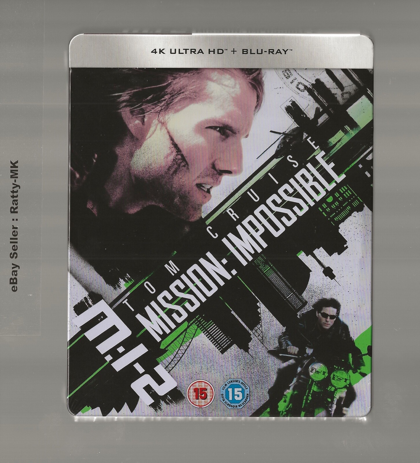 MISSION : IMPOSSIBLE 2 - UK EXCLUSIVE 4K UHD + BLU RAY STEELBOOK - NEW & SEALED