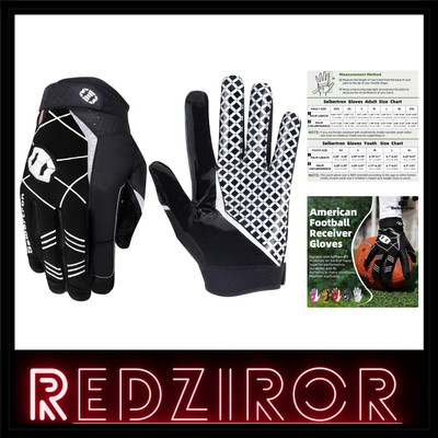 Football Gloves Silicone Adult M Durable Left Hand American Youth Sports