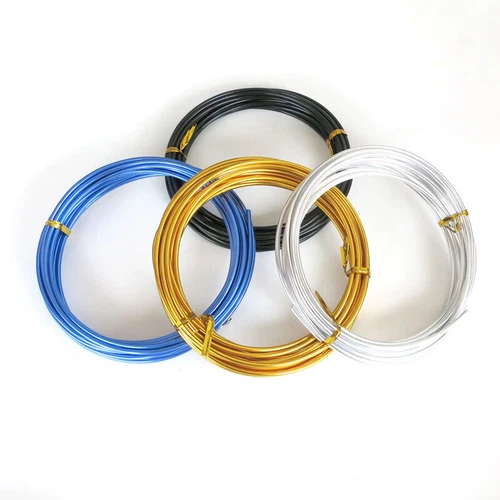 1mm 2mm 3mm Colorful Aluminum Wire Bending Wire Jewelry Wire Craft Wire 5 Meters - Bild 14 von 25