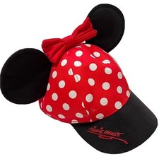 Minnie Mouse youth ears hat polka dot Disney girl