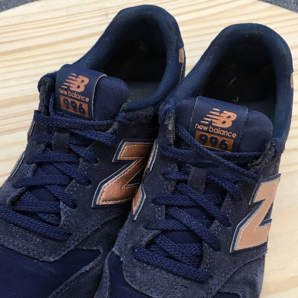 New Balance Zapatos Mujer 9.5 B Tenis Atléticos WL996JCR Azul Gamuza Con Cordones Foto 4 de 4