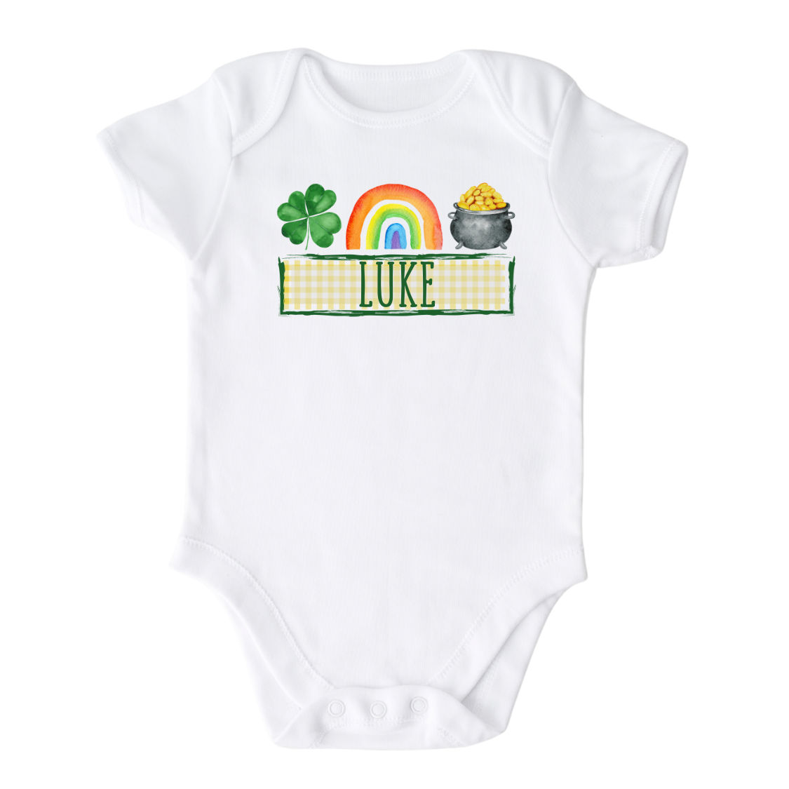 first st patricks day baby onesie