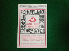 RARE : Catalogue des dossiers éducatifs italiens Victor Records 1930 - 1931