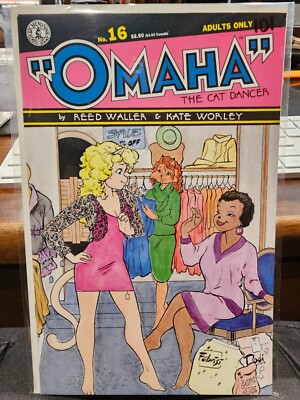 Omaha The Cat Dancer 16 Kitchen Sink Press comic 1991