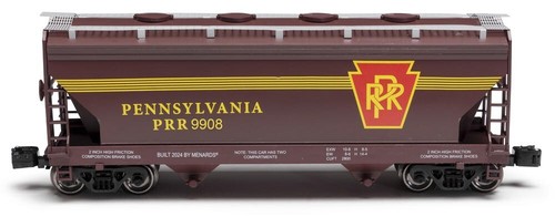 O Gauge ACF 2-Bay Covered Hopper - PENNSYLVANIA - New Item - Free Shipping - Picture 2 of 3