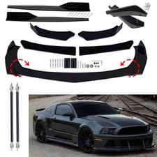 For Ford Mustang Front Bumper Lip Spoiler Spl...