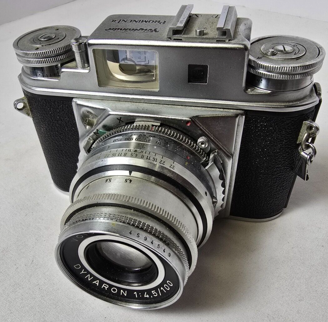 フィルムカメラ Voigtlander PROMINENT II /ULTRON 50mm F2 Voigtlander prominent ii camera ultron 1:2/50 dynaron 1:4.5/100 | eBay
