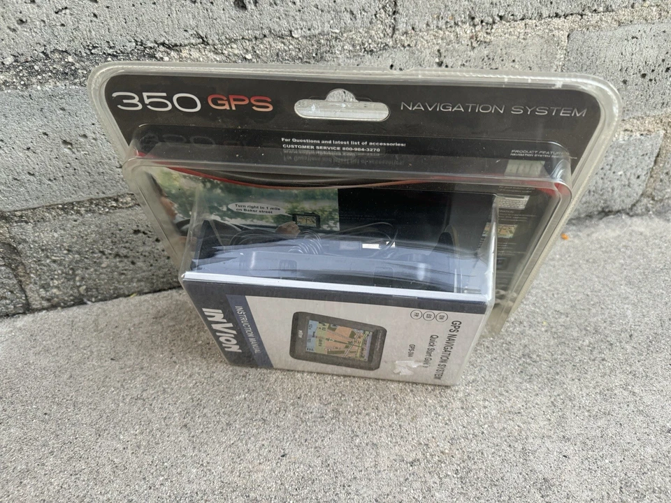 Invion 350 GPS Navigation System MP3 Navteq On Board GPS-3V406-IUS GPS-3V4 NEW - Image 4 of 4