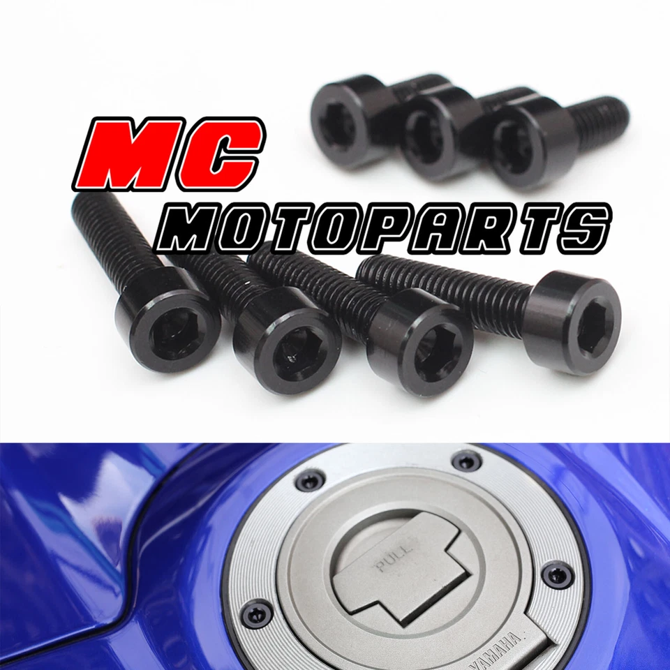 Pernos de tapa de hueco de combustible CNC para Suzuki TL1000R GSXR750 GSXR600 Hayabusa Foto 3 de 4