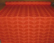 Orla Kiely Cotton Fabric Jacquard Stem Tomato Curtain Upholstery Cushion