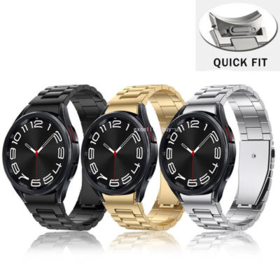 Quick Fit Metal Watch Band Strap For Samsung Galaxy Watch 4 5 6 7 40/44/45/43/47