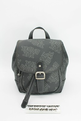 Backpack - Technofibers/Leather - Black Collar - Cod.042316-03 - The Bridge