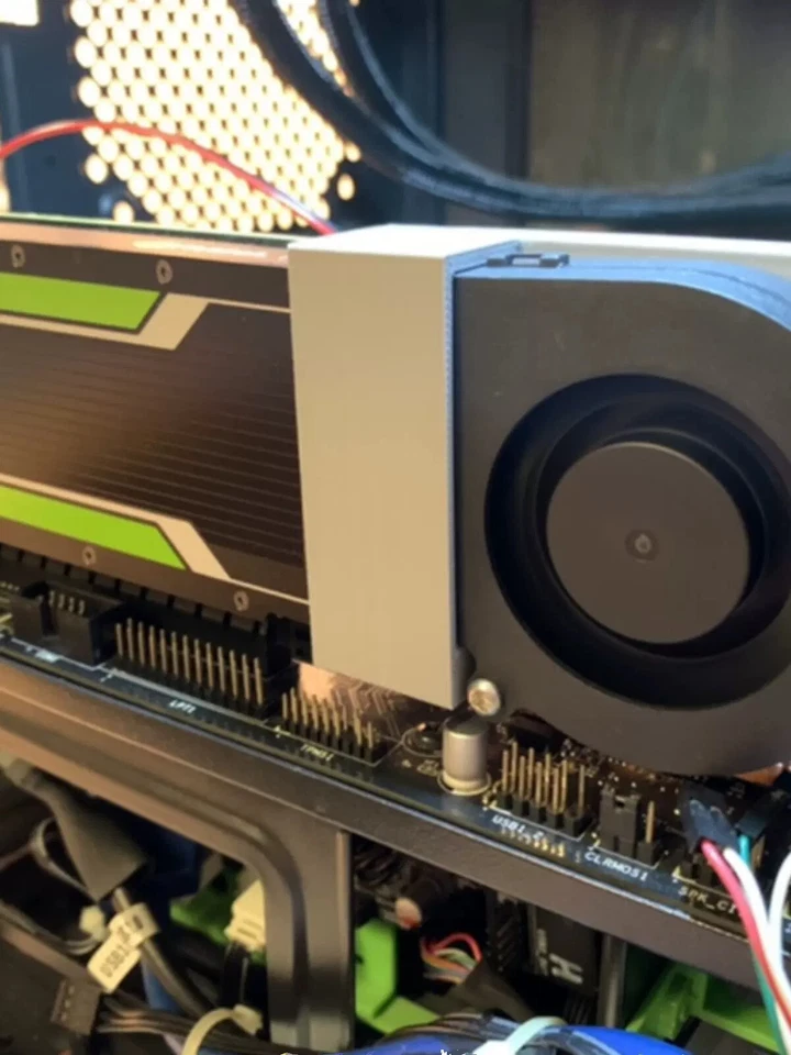 Cooling fan for Nvidia Tesla P4 8GB M4 4GB T4 16GB L4 24GB A2 GPU Card graphics - Image 2 of 4