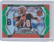 JOE MIXON 2019 Panini Prizm Brilliance GREEN Refractor SP #B-JM BENGALS