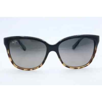 Maui Jim Starfish MJ 744-02T Cat Eye Black Sunglasses Gray Polarized Lenses (B) Maui Jim Starfish MJ 744-02T Cat Eye Black Sunglasses Black  main image 4
