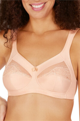 Amoena 'Isadora' Mastektomie-BH ohne Bügel mit Taschen - Blush Pink