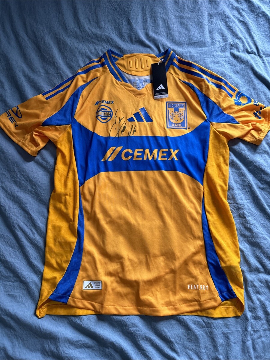 Tigres UANL ジニャク 10番シャツ フルスポンサー Lサイズ Tigres UANL ジニャク 10番シャツ フルスポンサー Lサイズ