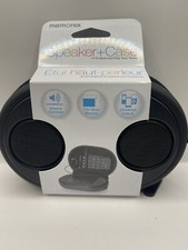 Memorex ML310BK Portable Speaker  Case For iPhone, iPod and Android Devices