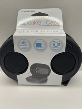 Memorex ML310BK Portable Speaker + Case For iPhone, iPod and Android Devices