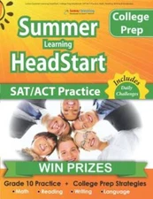 Lumos Summer Learning HeadStart, College Prep Workbook: SATACT Practice, - GOOD