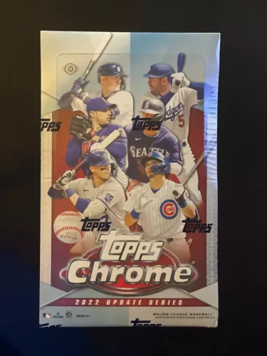 2022 Topps Chrome Update Baseball Factory Sealed Hobby Box 24 Packs