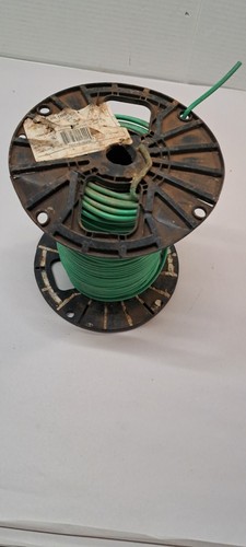 225' General Cable Solid Copper Building Wire THHN/THWN-2 #10 AWG Green