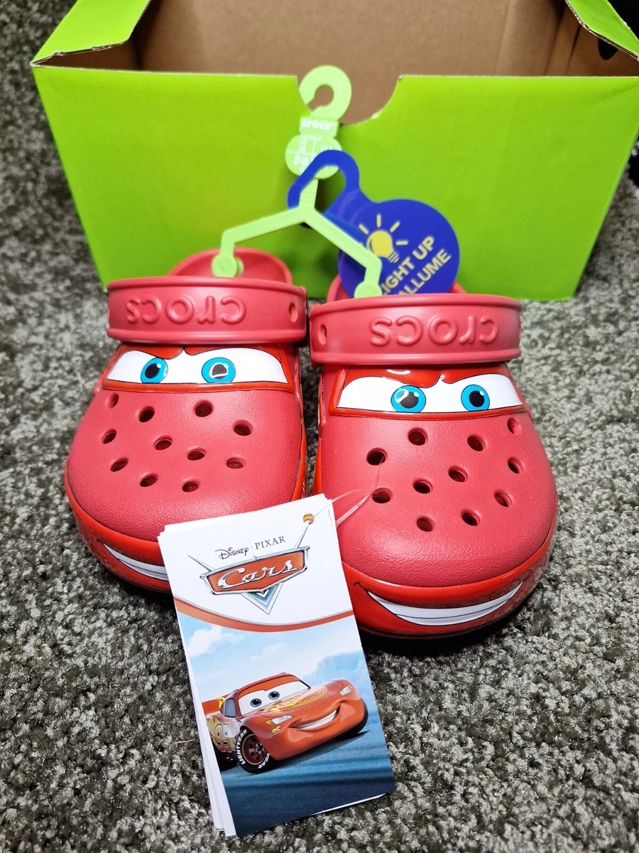 Size 13c Lightning Mcqueen Crocs Kids New in Box eBay