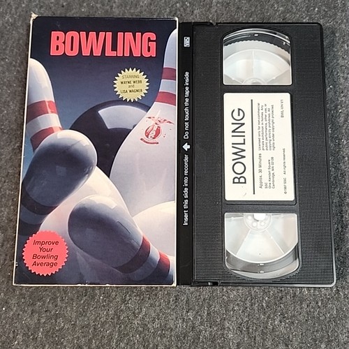 Bowling Starring Wayne Webb And Lisa Wagner (VHS, 1987 Spinnaker) "Improve Your - Picture 8 of 9