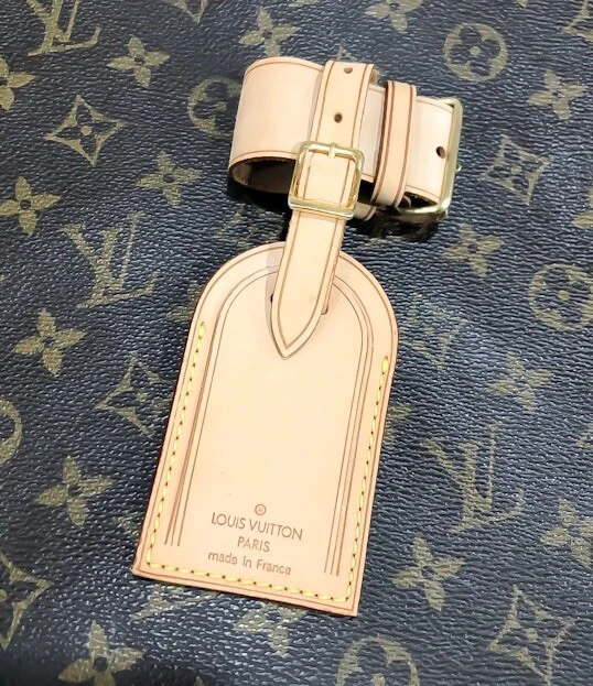 Authentic Louis Vuitton Luggage Tag Large