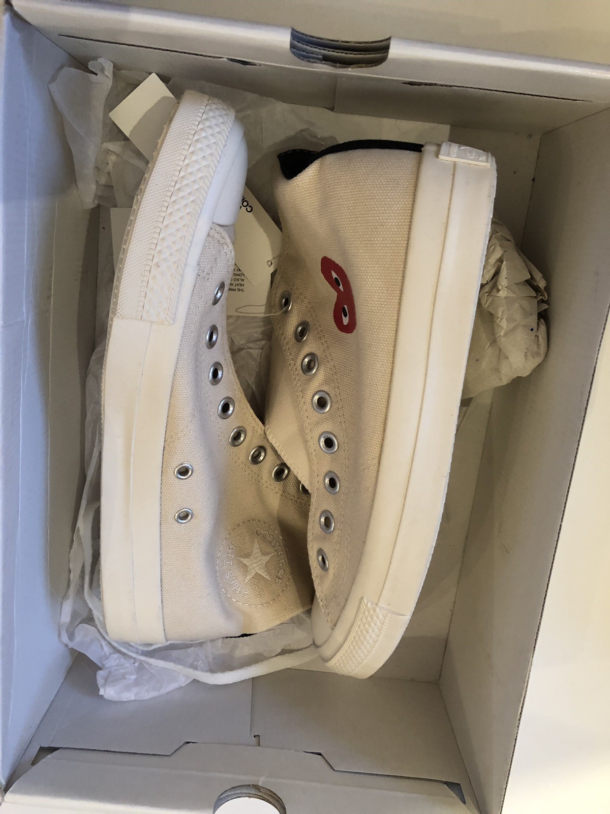 V RARE Comme des Garcons PLAY Converse Chuck Chuck Chuck Taylor 70 Sneakers Womens Sz 7.5 668daf V RARE Comme des Garcons PLAY Converse Chuck Chuck Chuck Taylor 70 Sneakers Womens Sz 7.5 668daf