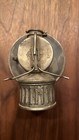Vintage JUSTRITE brass carbide miners lamp (with hook).  RARE.  Made in USA. — photo 3
