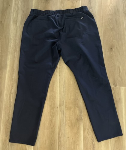 UNDER ARMOUR Mens Navy Blue Golf Pants Size 42 X 32 Lightweight Loose Match - Imagen 4 de 6