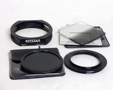 Kitstar Filter Holder 52mm Ring 2x Filters Film Digital Used Genuine